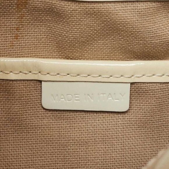 Burberry White Check Embossed Patent Leather Canterbury Tote Bag - Picture 8 of 12